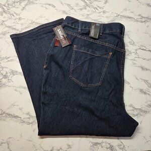 Lane Bryant 26 Petite Dark Wash Denim Blue Distinctly Boot Cut Classic Jeans NWT